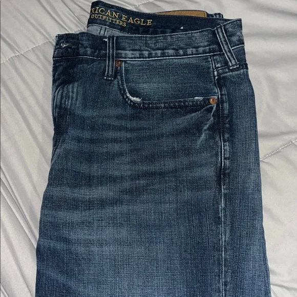 American Eagle Outfitters Men's Dark Blue Denim - Picture 5 of 8